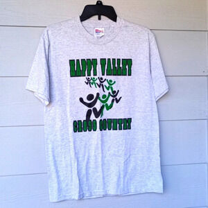 Vintage Happy Valley Cross Country t shirt. Medium. C271​​​​​
